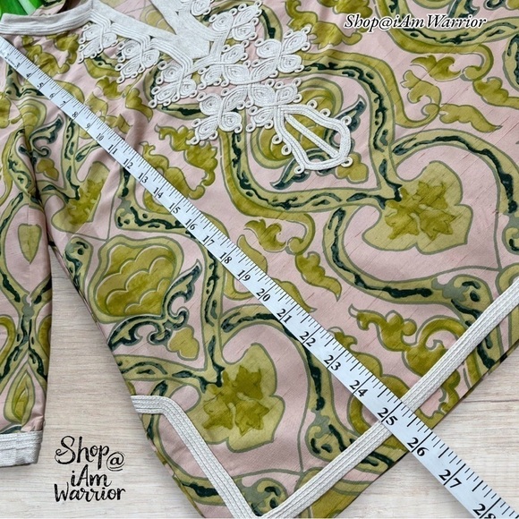 J.Crew vintage embroidered silk dupioni tunic +matching clutch set *iamwarrior - Picture 8 of 16